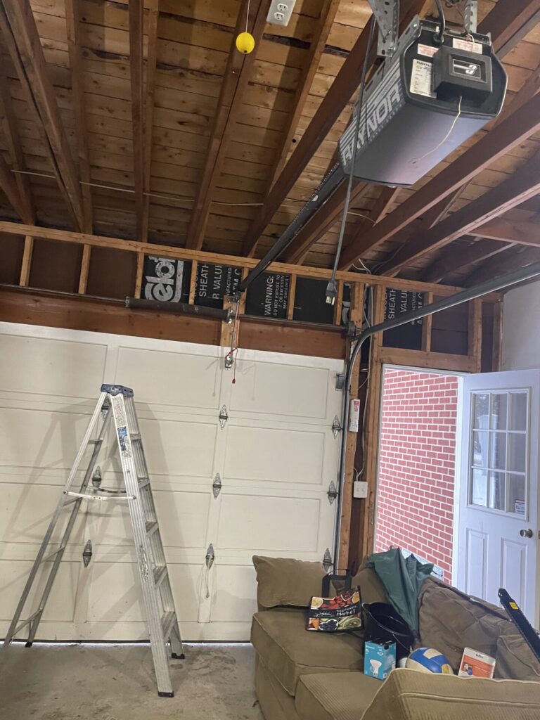 garage door opener installation