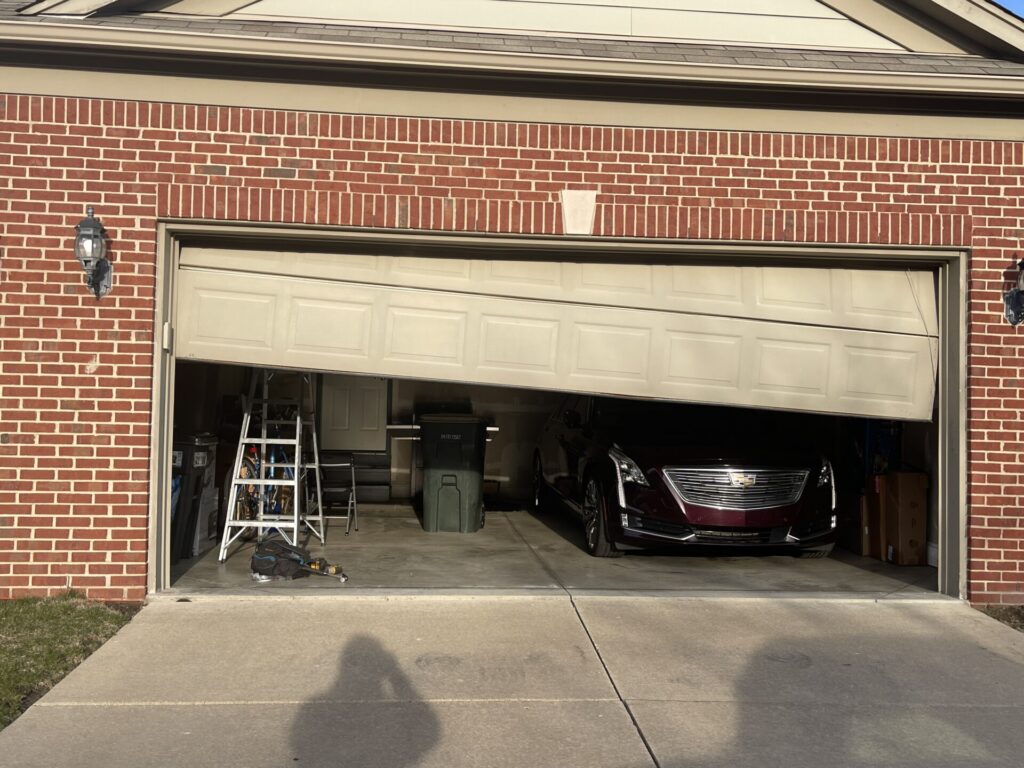 Residential Garage Door Off Track Repair in Birmingham, MI